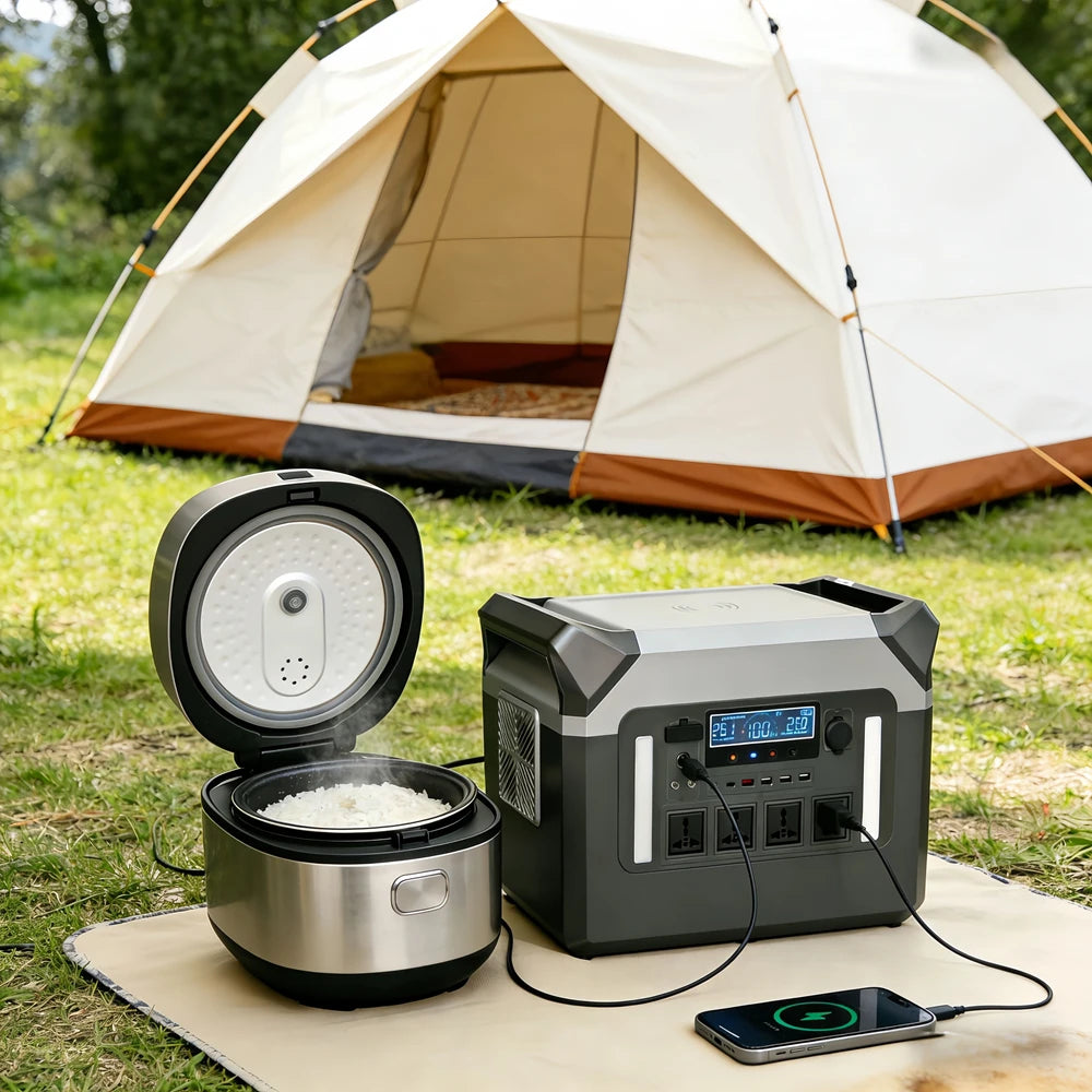 3000W Portable Power Station LiFePO4 Battery Solar Generator Power Bank Outdoor Camping Emergency Energy Storage Power Supply - Image 14