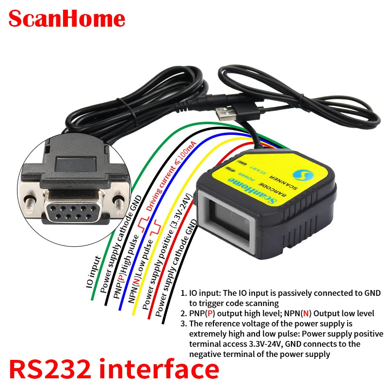 Embedded Barcode Scanner BarCode Reader code reader fixed Mounted code Engine Module USB 1D/2D QR PDF417Code ScanSH-400 - Image 32