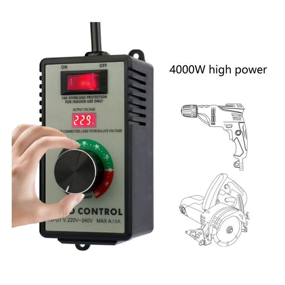 AC Voltage Regulator Electronic Speed Controller Indoor Use Only High-Precision Adjustment Longer Service Life For Angle Grinder - Image 5