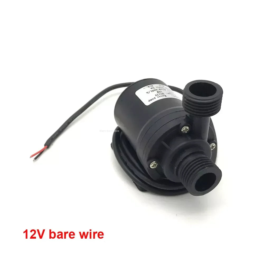 Ultra-quiet DC 12V 24V Home 800L/H Portable Brushless Motor Submersible Water Pump 5M for Cooling System Fountains Heater Mini - Image 26