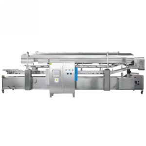 Commercial Continuous Frying Machine for Fried Chicken and French Fries Efficient Automatic with Motor and Pump Core Components