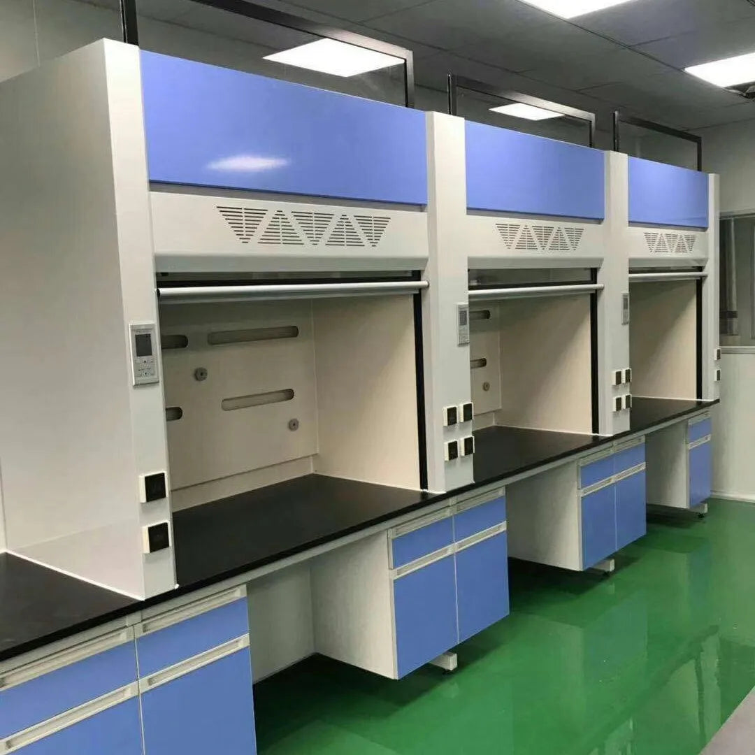 Laboratory workbench All-steel fume hood Laboratory fume hood Self-cleaning custom chemical laboratory special equipment - Image 2