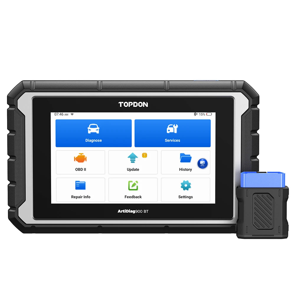 TOPDON AD900BT Newest Obd2 Scanner Bidirectional Full System Diagnostic Tool with ECU Coding 28+ Reset 3 Years Free Update - Image 7