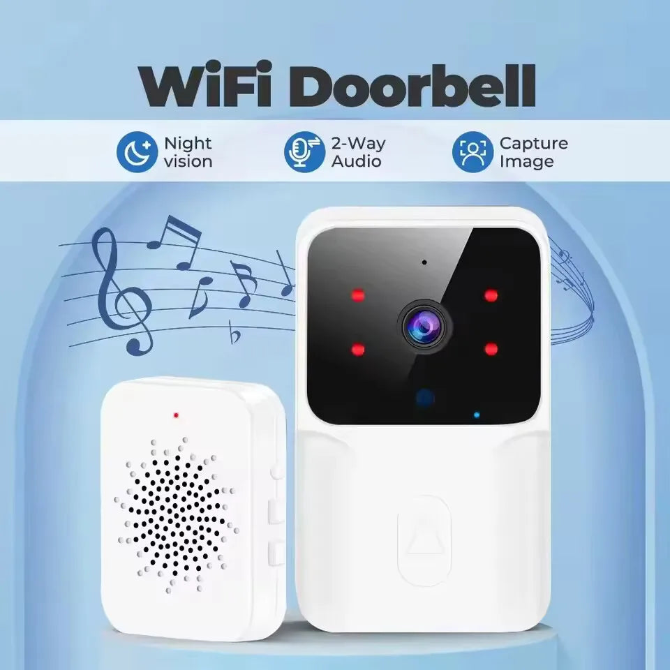 Smart Home WiFi Video Doorbell Wireless Phone Two-way Intercom System IR Night Vision Doorbell Security Door Bell Camera Monitor - Image 25