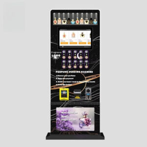High Efficiency Customized Commercial Street Freestanding Perfume Spraying Fully Automatic Vending Machine