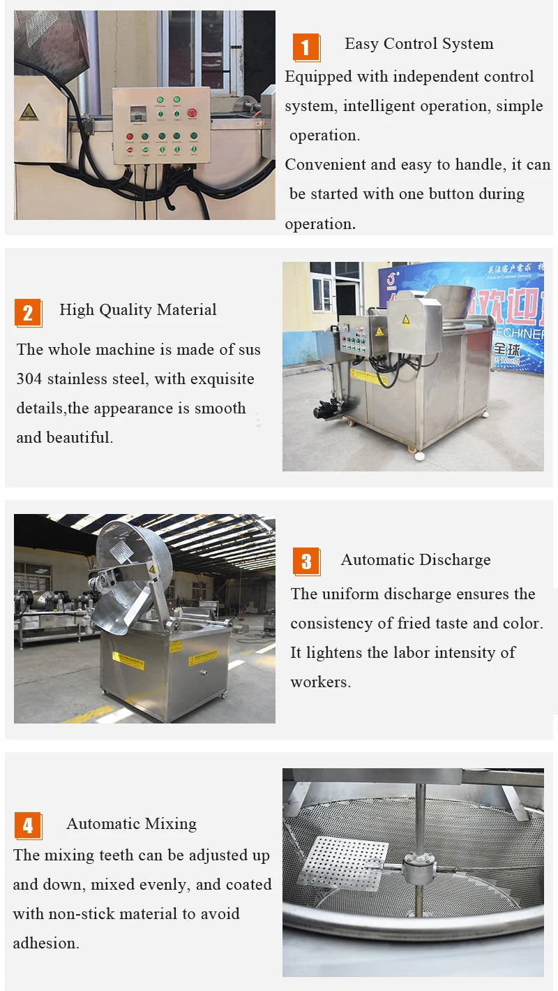 Heavy Duty Commercial Gas Deep Fryer Customized Professional Kitchen Frying Machine Energy Saving Snack Fryer For Restaurant - Image 9