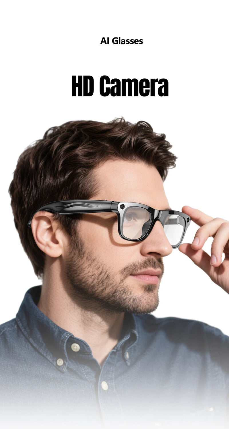 HD Camera 1080P AI Smart Glasses Multifunctional Variable color Bluetooth Call Voice Assistant Music Player Smart Translation - Image 12
