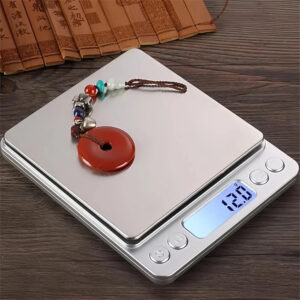 Precision Digital Pocket Scale Kitchen Weighing Scale Electronic Jewelry Scale Mini Balance Gram Scale 0.1g Accuracy for Gold