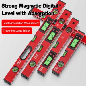 Electronic Digital Level 30 cm with Angle Display