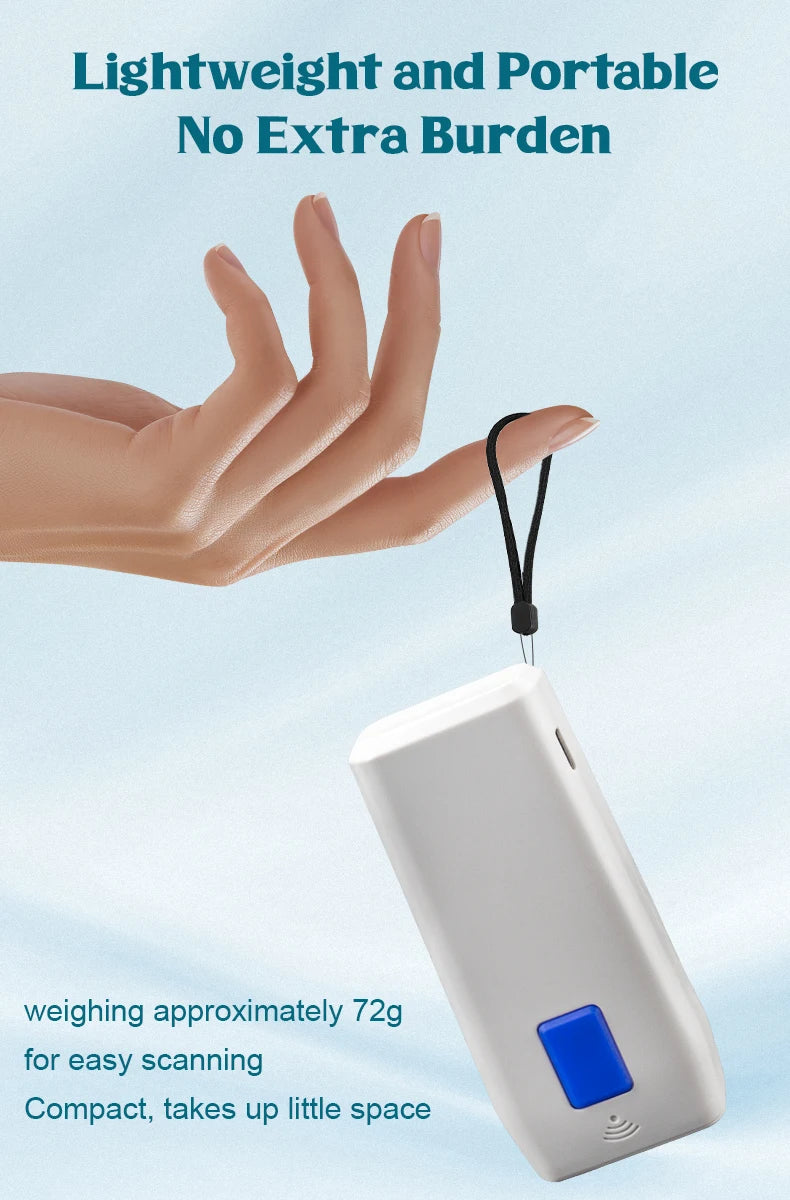 NETUM Bluetooth barcode Scanner Portable 2D barcode reader for express delivery and logistics wireless 2.4G USB connection - Image 16
