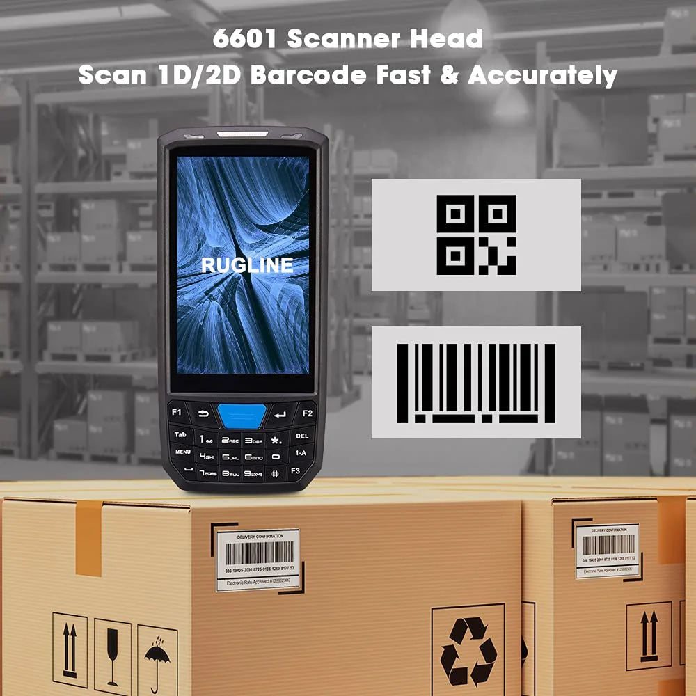 RUGLINE PDA Android Handheld Terminal Honeywell Barcode Scanner 1D 2D QR Portable Data Collector Terminal Device With 4G NFC - Image 2