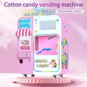 Cotton Candy Machine Robot Factory Customized Commercial Fully Automatic Vending Machine for Shopping Mall Multi-Flavor