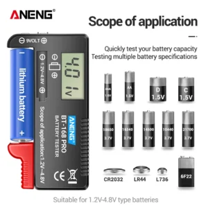 ANENG BT-168 PRO Digital Battery Tester
