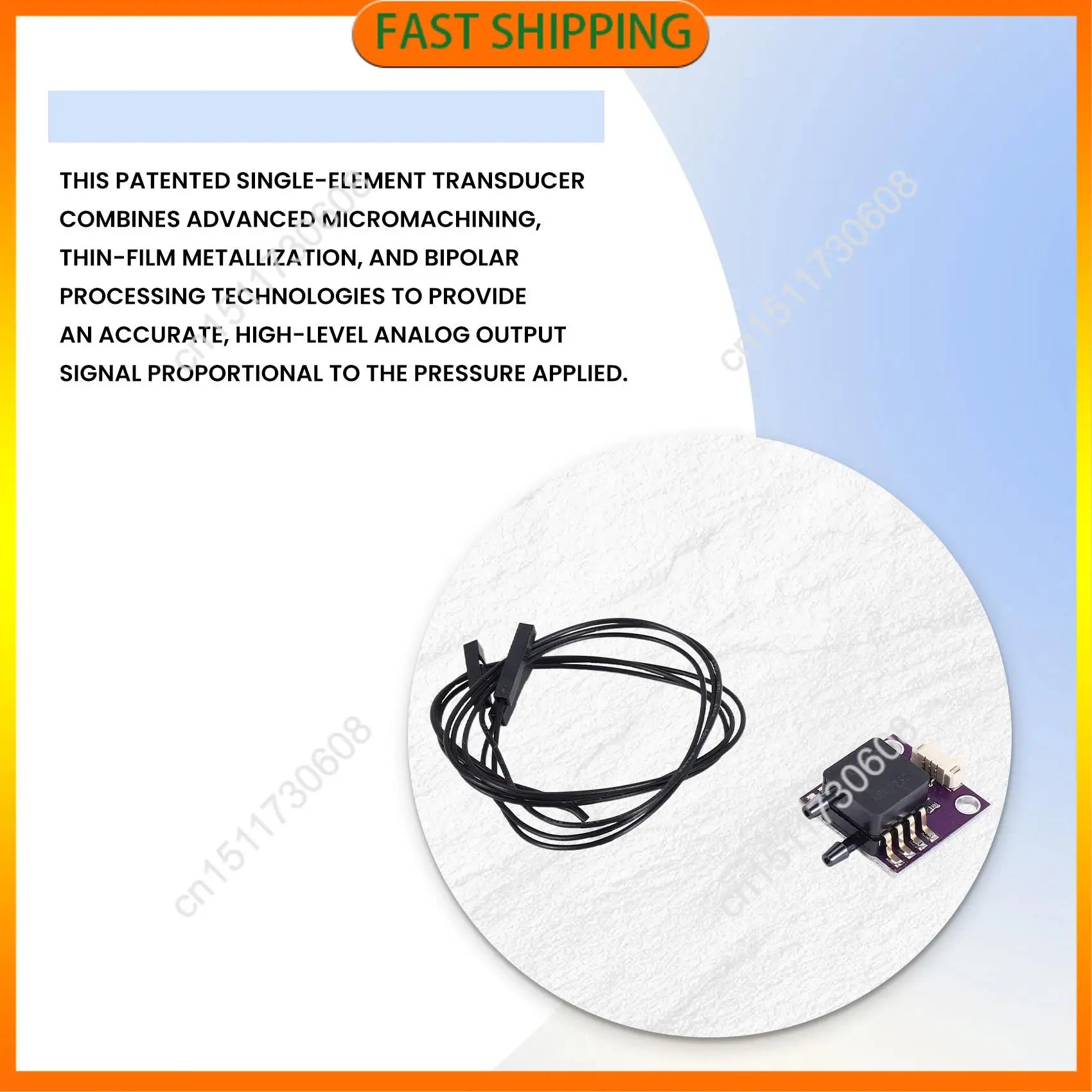 MPXV7002DP differential pressure sensor breakout board for APM 2.5 airspeed indicator