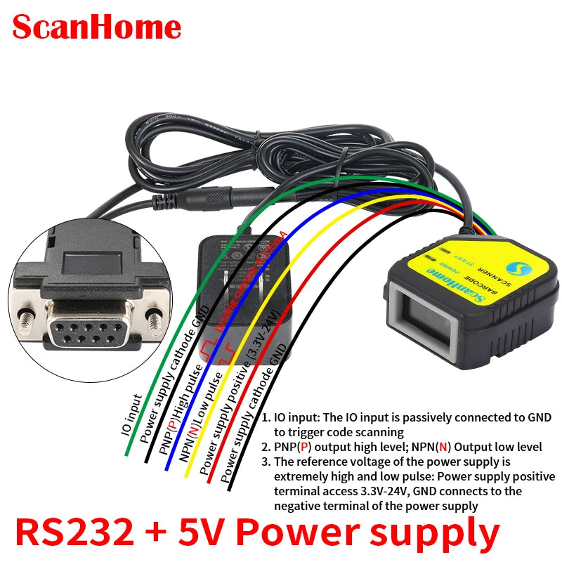 Embedded Barcode Scanner BarCode Reader code reader fixed Mounted code Engine Module USB 1D/2D QR PDF417Code ScanSH-400 - Image 27