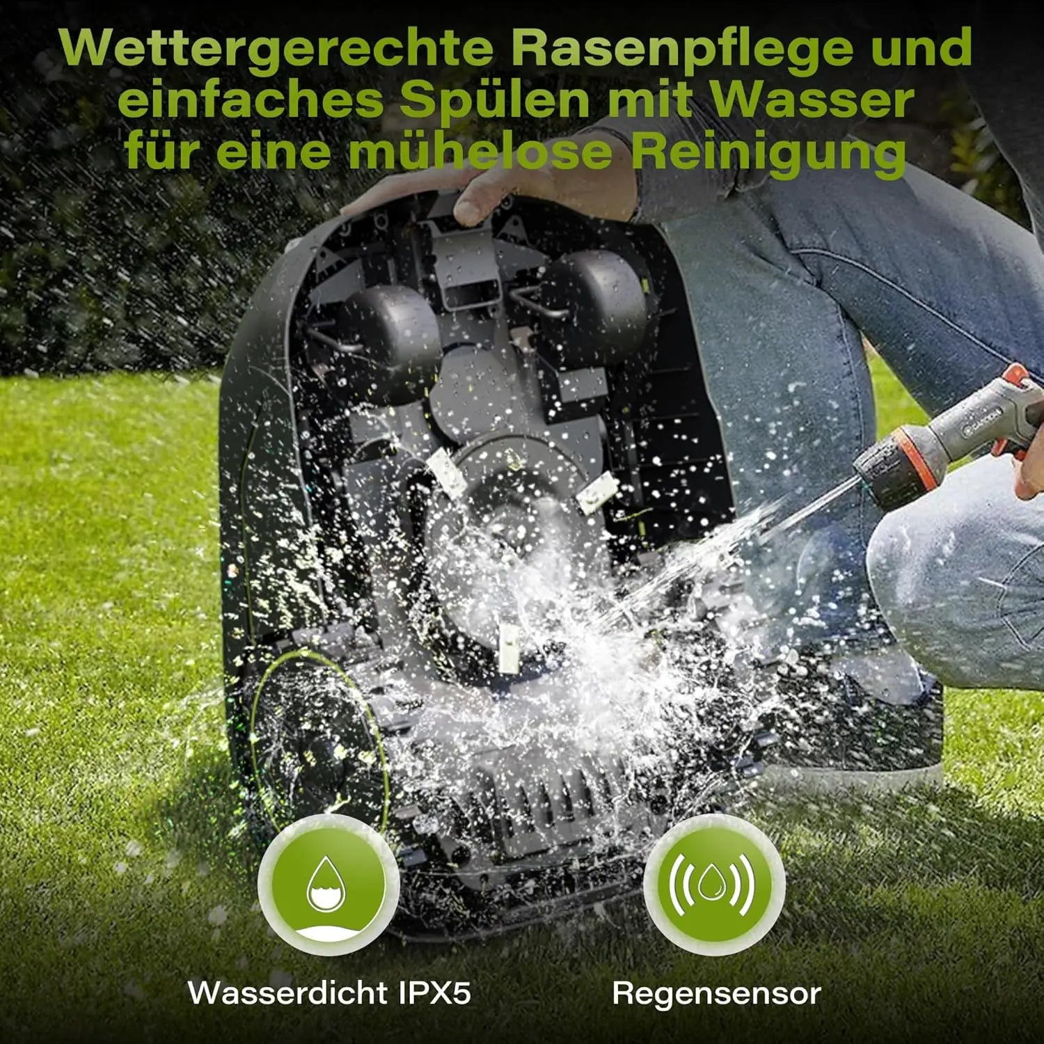 SUNTEK Robotic Lawnmower without Limiting Cable, AI Vision Camera, Lawn Mower Robot, Max 600 m², Accurate Obstacle Avoidance - Image 2
