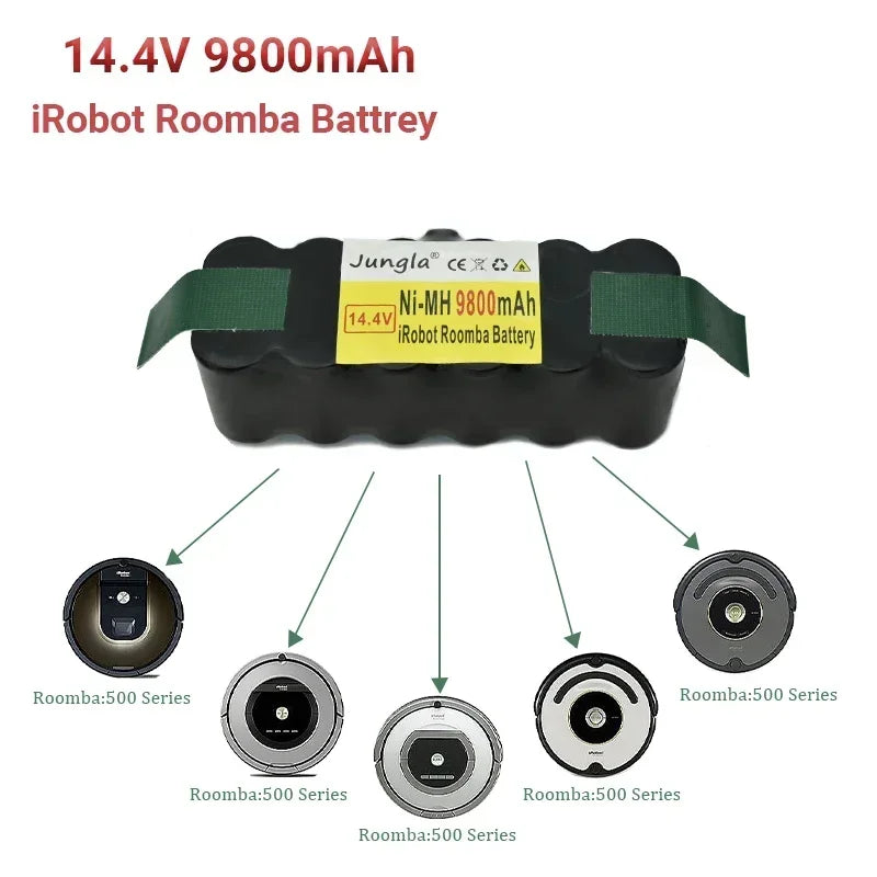 Quality Vacuum Cleaner IRobot Roomba 9800mAh 14.4V Battery 500 510 530 570 580 600 630 650 700 780 790 Rechargeable Battery - Image 5
