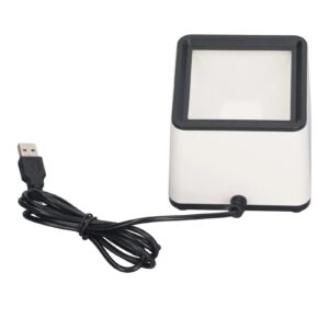 Desktop Barcode Scanner Hands  Barcode Scanner Voice Announcement Quick Response 2D Desktop Barcode Reader for Business