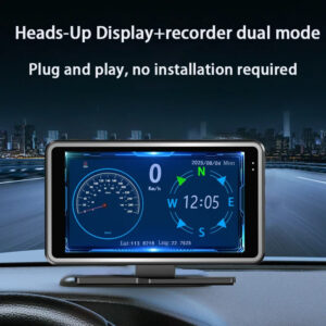 Smart Car Built-in GPS Plug and Play HD Dash Cam Head-Up Display All-in-One with Wireless WiFi Connectivity