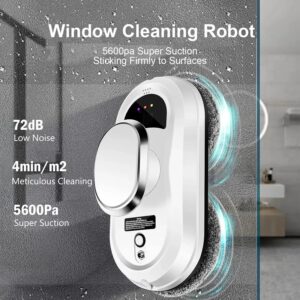Window Cleaning Intelligent Robot Electric Glass Cleaner with Remote Control for Home High-Rise Balcony Windows window cleaner