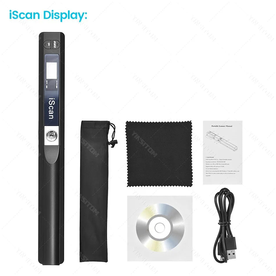 iScan01 Portable A4 Document Reader Scanner 900DPI For Contract Books Office Business Handheld Mobile Scanners JPG PDF Format - Image 6