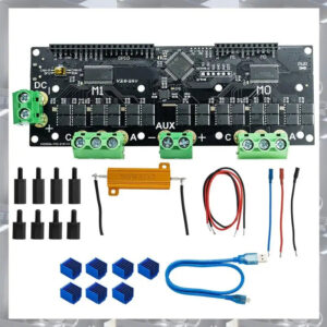 Hot Selling-FOC BLDC Dual Motor Controller MKS XDRIVE Xdrive3.6 Upgrade Kit, 56V For AGV-Servo, High-Precision Based On Odrv V3.