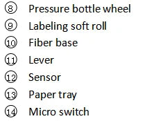 LT-50 Semi-Automatic Bottle Labeling Machine Adjustable Conveyor For Cartons Metal Glass Paper Wood PLC - Image 10