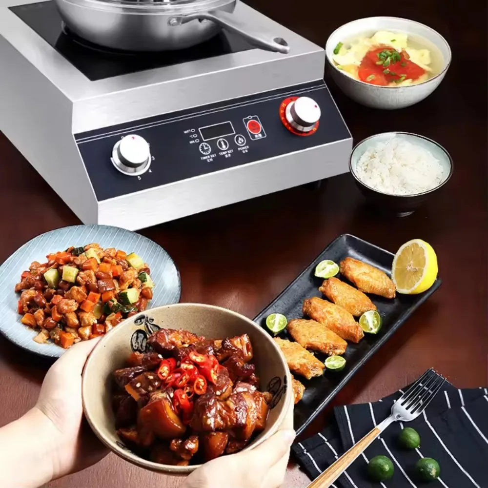 Commercial Cooking Robot Machine All-in-One Kitchen Cooker with Blender, Multifunctional, Fast Heat, Easy Clean, for Restaurant - Image 5