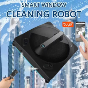 Robot Window Cleaner Purerobo W-V1S With Vibration&Dual Water Spray，High Vacuum Suction，Home Glass Cleaning Window Cleaner Robot