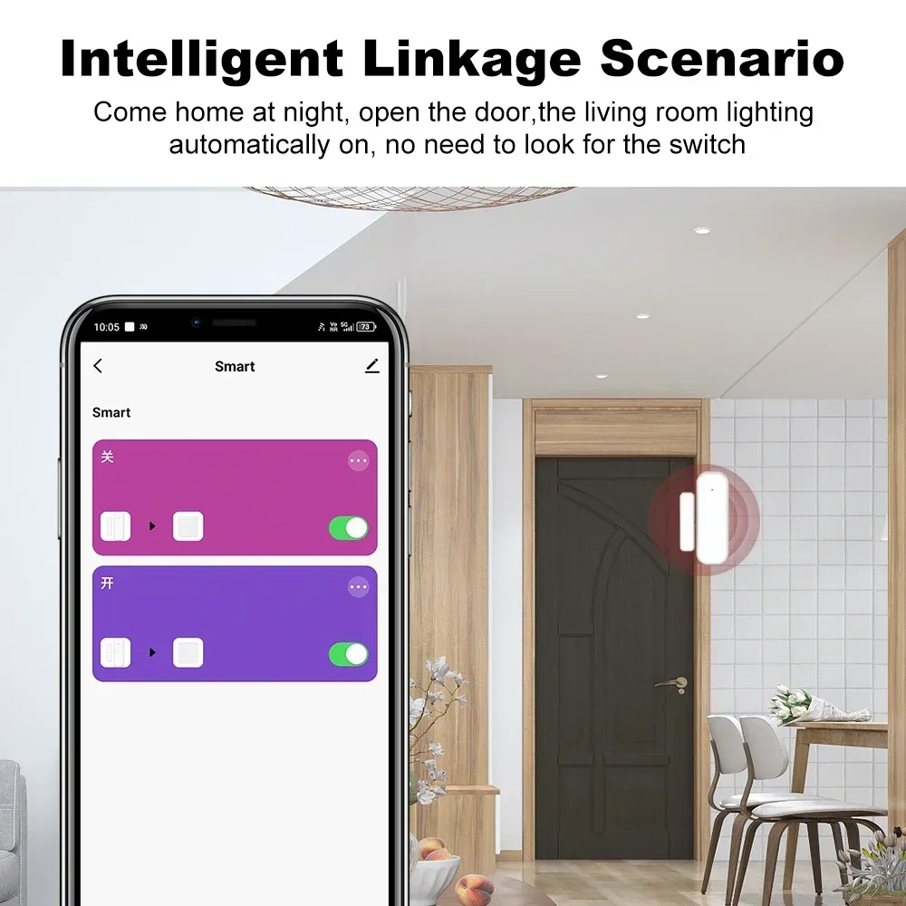 Zigbee 3.0 Door & Window Contact Sensor - Image 2