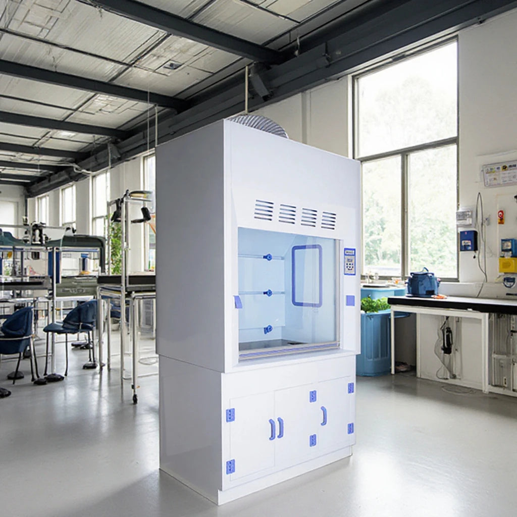 LaboratoryExhaust Hoods Fume Cupboards Chemical Biological All Steel Ducted Fume Cabinets Stainless Steel Worktop Fume Hood - Image 2