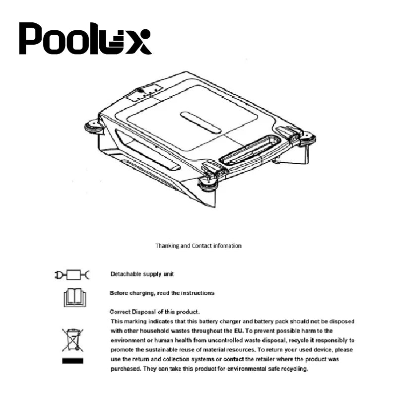 Automatic Robotic Pool Cleaner | Efficient Water Clean & Maintenance Rechargeable Smart Pool Cleaning Robot - Image 4