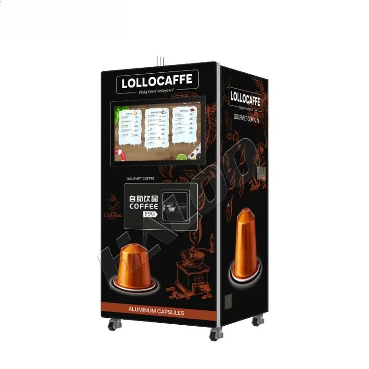 Fully Automatic Commercial Unmanned Self-Service Capsule Coffee Machine Hot Drink with SDK Function - Image 8