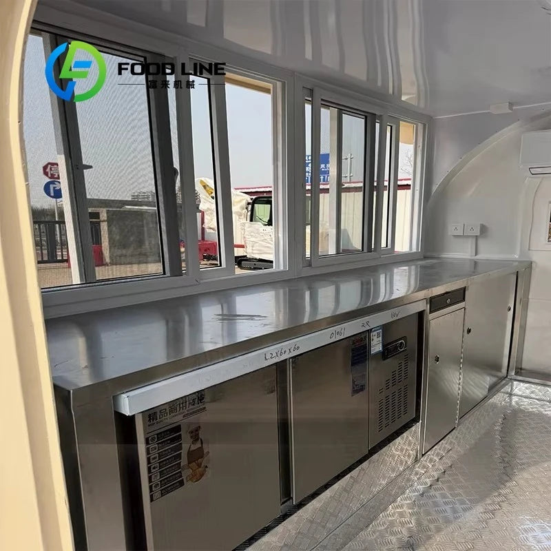Commercial Food Truck Trailer Fully Equipped Multifunction Mobile Kitchen Customized - Image 4
